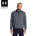 公式 アンダーアーマー UNDER ARMOUR Mens Golf ジャージ UAドライブ ミッドレイヤー プルオーバー(ゴルフ/MEN) ミッドレイヤー ゴルフウェア 1387124 アウトドア スポーツ ジム 運動 部活 メンズ 長袖 速乾 通気性 ドライ 軽量 ストレッチ