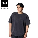 【30%OFF】公式 アンダーアーマー UNDER ARMOUR メンズ UAヘビーウエイト ウォッシュド ショートスリーブ Tシャツ スポーツスタイル 5900 半袖 6001478 アウトドア スポーツ ジム 運動 部活 コットン 厚手 ウォッシュ加工 ビンテージ