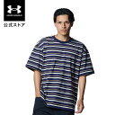 【60%OFF】公式 アンダーアーマー UNDER ARMOUR メンズ トレーニング Tシャツ UAヘビーウエイト ボーダー ショートスリーブ Tシャツ 半袖...