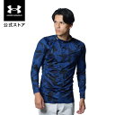 【40%OFF】公式 アンダーアーマー UNDER ARMOUR メンズ ゴルフ アンダーシャツ UAヒートギア フィッティド ノベルティ ロングスリーブ モックネック シャツ ベースレイヤー コンプレッション インナー 長袖 1388303 アウトドア スポーツ ジム ストレッチ 吸汗 速乾 伸縮