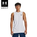 公式 アンダーアーマー UNDER ARMOUR メンズ トレーニング タンクトップ UAレフトチェスト カットオフ タンク ノースリーブ シャツ 132928...