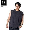 【30%OFF】公式 アンダーアーマー UNDER ARMOUR メンズ UAヘビーウエイト ウォッシュド スリーブレス シャツ スポーツスタイル 5400 ノ...