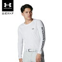 【30%OFF】公式 アンダーアーマー UNDER ARMOUR メンズ UAヒートギア フィッティド ノベルティ ロングスリーブ クルーネック シャツ ゴルフ...