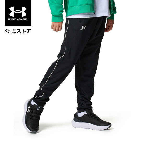 【30％OFF】公式 アンダーアーマー UNDER ARMOUR キッズ UAトラック ノベルティ パンツ トレーニング ジャージ 5000 6001356 アウトドア スポーツ ジム 運動 部活 ジュニア 子供服 長ズボン ロングパンツ ドライ ポケット ドローコード 速乾 パイピングテープのサムネイル