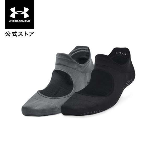 公式 アンダーアーマー UNDER ARMOUR ウィメンズ UAブリーズバランス ソックス （2足セット） Train 靴..
