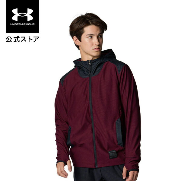  公式 アンダーアーマー UNDER ARMOUR メンズ UAモチベート リブ ハイブリッド フーディー Train ジャージ 6007382