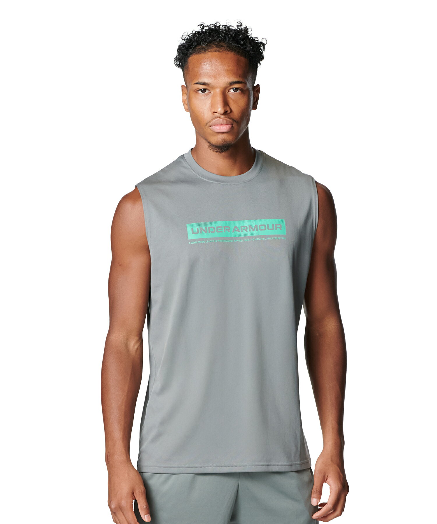 乐天商城 - 公式 アンダーアーマー UNDER ARMOUR メンズ UAテック ワードマーク スリーブレス シャツ Train タンクトップ ノースリーブ 00 6012543 アウトドア スポーツ ジム 運動 部活 吸汗 速乾 伸縮 臭い軽減