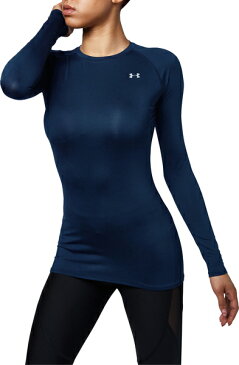 公式 アンダーアーマー UNDER ARMOUR UAヒートギア コンプレッション ロングスリーブ クルー トレーニング レディース 1358604