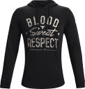 公式 アンダーアーマー UNDER ARMOUR UA PROJECT ROCK テリー フーディー 〈BLOOD SWEAT RESPECT〉 トレーニング メンズ 1361748 スウェット 裏起毛