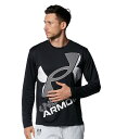 公式 アンダーアーマー UNDER ARMOUR UA メンズ トレーニング Tシャツ 長袖 テック ビッグロゴ ロングスリーブ Tシャツ 1375533