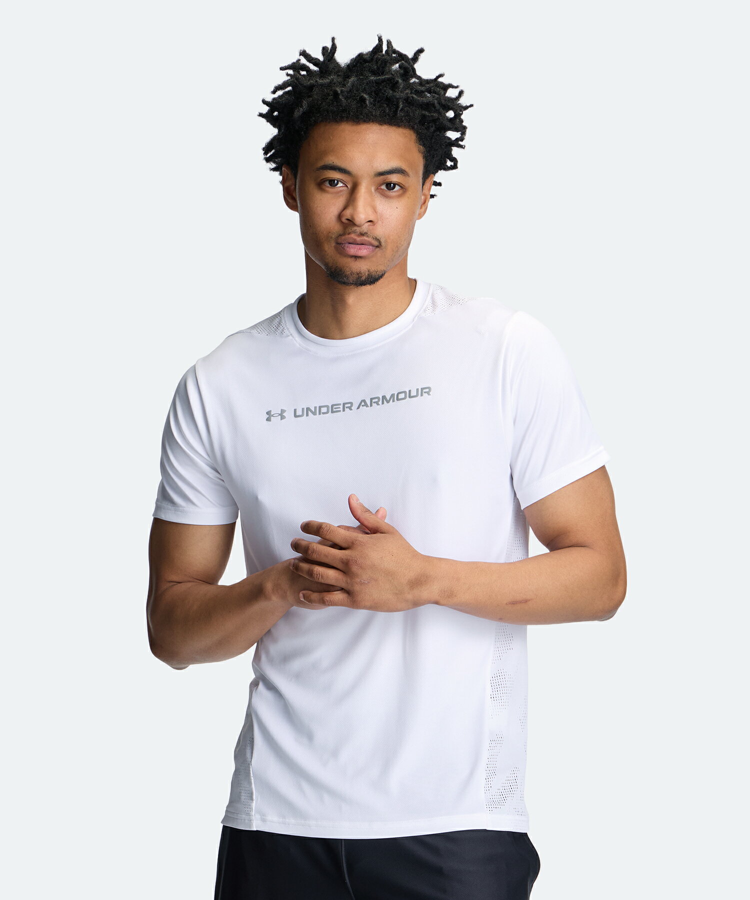乐天商城 - 公式 アンダーアーマー UNDER ARMOUR メンズ UAクール プロ ショートスリーブ Tシャツ Train 半袖 00 6012586 アウトドア スポーツ ジム 運動 部活 冷感 吸汗 速乾 ドライ 臭い軽減 リフレクト メッシュ 通気性 接触冷感
