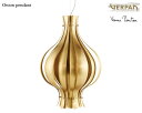 Onion / オニオン 45cm ペンダント ゴールド Brass/真鍮 Verner Panton/ヴァーナー・パントンデザイン スペースエイジ 照明 ライト ランプ Varpan/ヴァーパン デンマーク フランゼン社 正規品保証【新品】