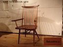 ジョージナカシマ CN115　NEW CHAIR ARM/ニューチェア アーム 座板一枚板仕様 桜製作所 裏面刻印あり 正規品保証 椅子、イス ウッド 木製 F【中古】