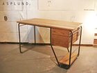 SALE アウトレット品 ASPLUND/アスプルンド デスク 机 ウッド 木製 天然木 工業系デザイン インダストリアルデザイン アンティーク家具 美品 ジャーナルスタンダードファニチャー好きにも【中古】