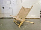 SALE モデルルーム展示品 Camperior Easy Chair/キャンペリア イージーチェア Ole Gjerl&oslash v-Knudsen/オーレ・ゲルロフ・クヌッセン デザイン デイベッド デンマーク家具/Denmark アクタス SLOWHOUSE 中古美品 チェア イス ソファ 椅子 布 ウッド 木製【中古】