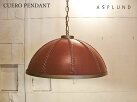 SALE 店頭展示品 ALWAYS/オールウェイズ CUERO PENDANT/クエロ ペンダント ランプ 照明 Antique/アンティーク ASPLUND/アスプルンド CONRAN SHOP/コンランショップ好きにも 家具 インダストリアルデザイン シャンデリア アイアン レザー ライト 定価99,360円【中古】