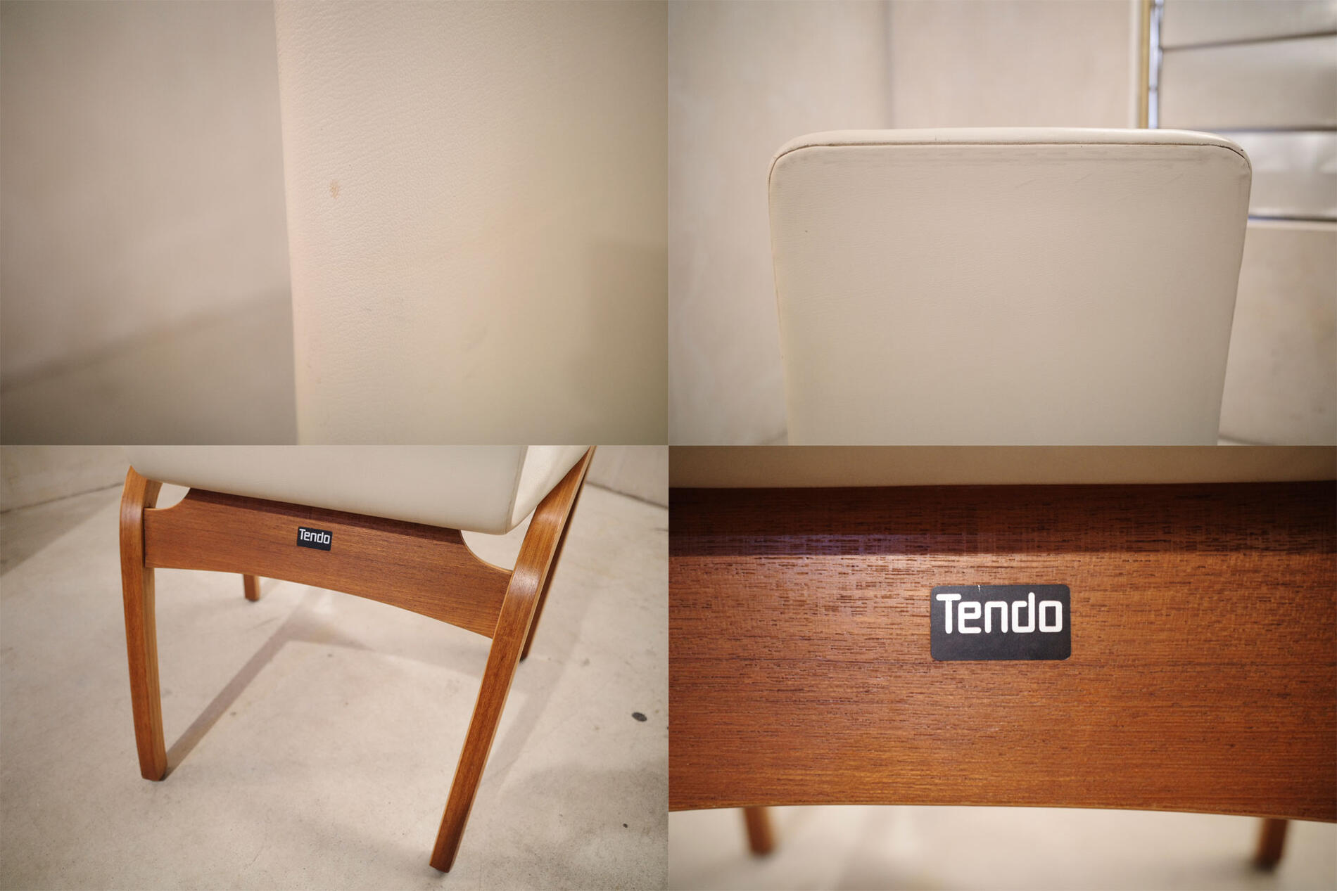 坂倉準三建築研究所デザイン /Junzo Itakura Tendo/天童木工 アントラー ダイニングチェア アーム無し パーソナルチェア 木製 ウッド ジャパン 日本製 ジャパニーズモダン ミッドセンチュリー 家具 イス 椅子 店舗什器 合成皮革 成形合板 Vintage/ヴィンテージ 1【中古】