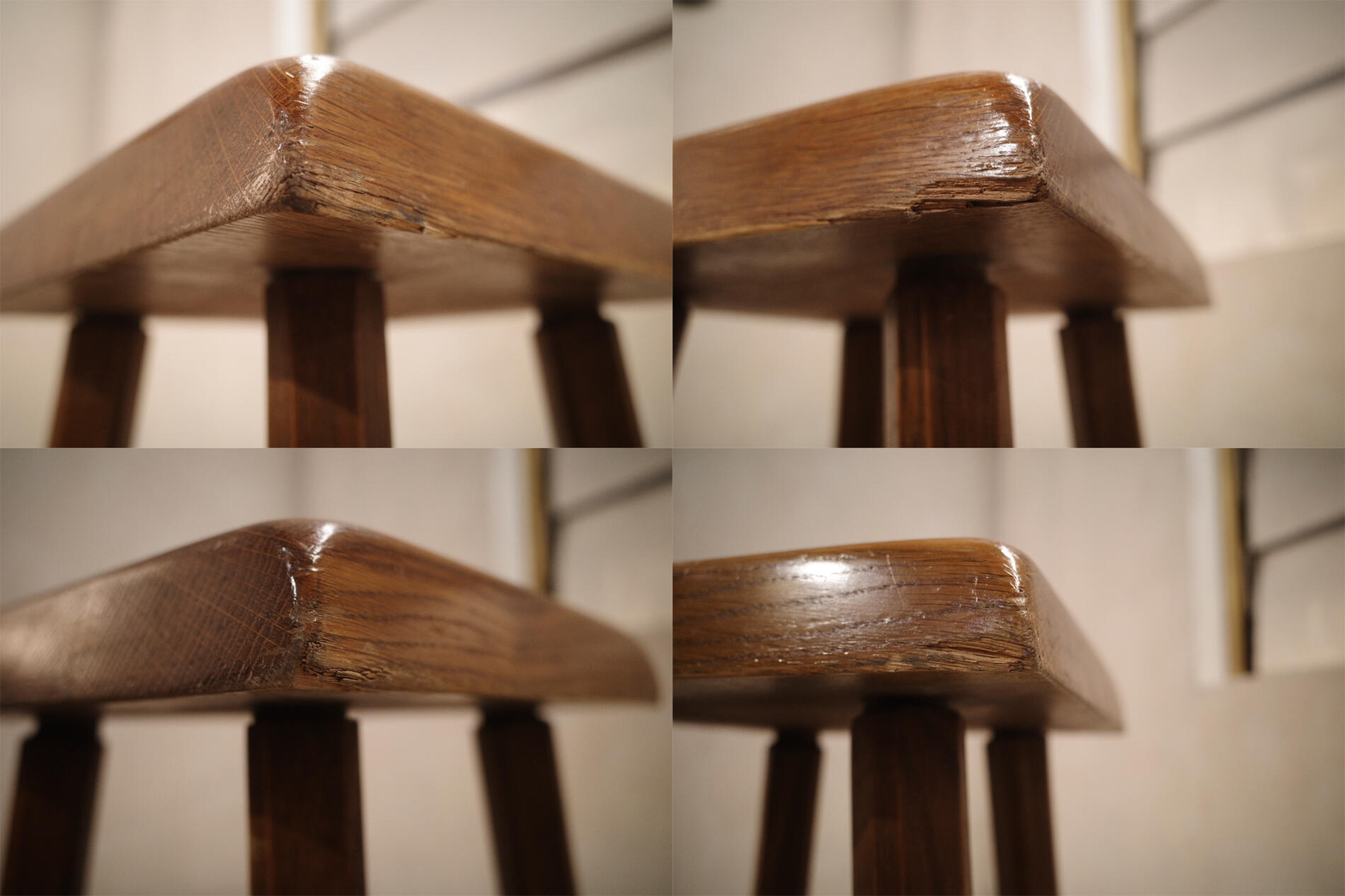 本物保証 Vintage/ヴィンテージ 1960年代 Stool S01C/スツール Pierre Chapo/ピエール・シャポー(チャポ) ハイスツール 椅子 イス チェア SH560mm 家具 美術品 フランス エルム 木製/ウッド Antique/アンティーク ハイチェア 脚切断 アンダーグラウンド 2【中古】 [2]
