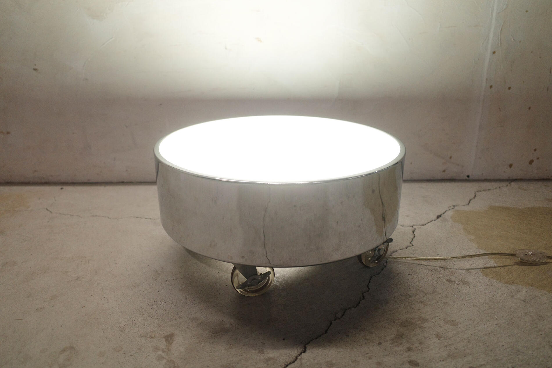 ディスプレイテーブルランプ テーブルライト 展示台 展示用照明 INTERFORM/インターフォルム クローム ..