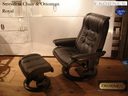 SALE EKORNES/エコーネス STRESSLESS CHAIR/ストレスレスチェア 最高級モデル Royal/ロイヤル（L） 定価469,800円 ノルウェー 北欧家具 総革 椅子、イス ソファ【中古】