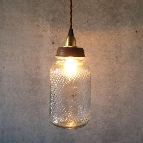 新品未使用品 In the Bottle lamp coffee / イン ザ ボトル ランプ コーヒー pendant ペンダントライト ペンダントランプ 照明 北欧雑貨 インダストリアルデザイン ガラス瓶 Vintage/ヴィンテージ 家具 定価9350円 新古品 保管品【中古】 [2]