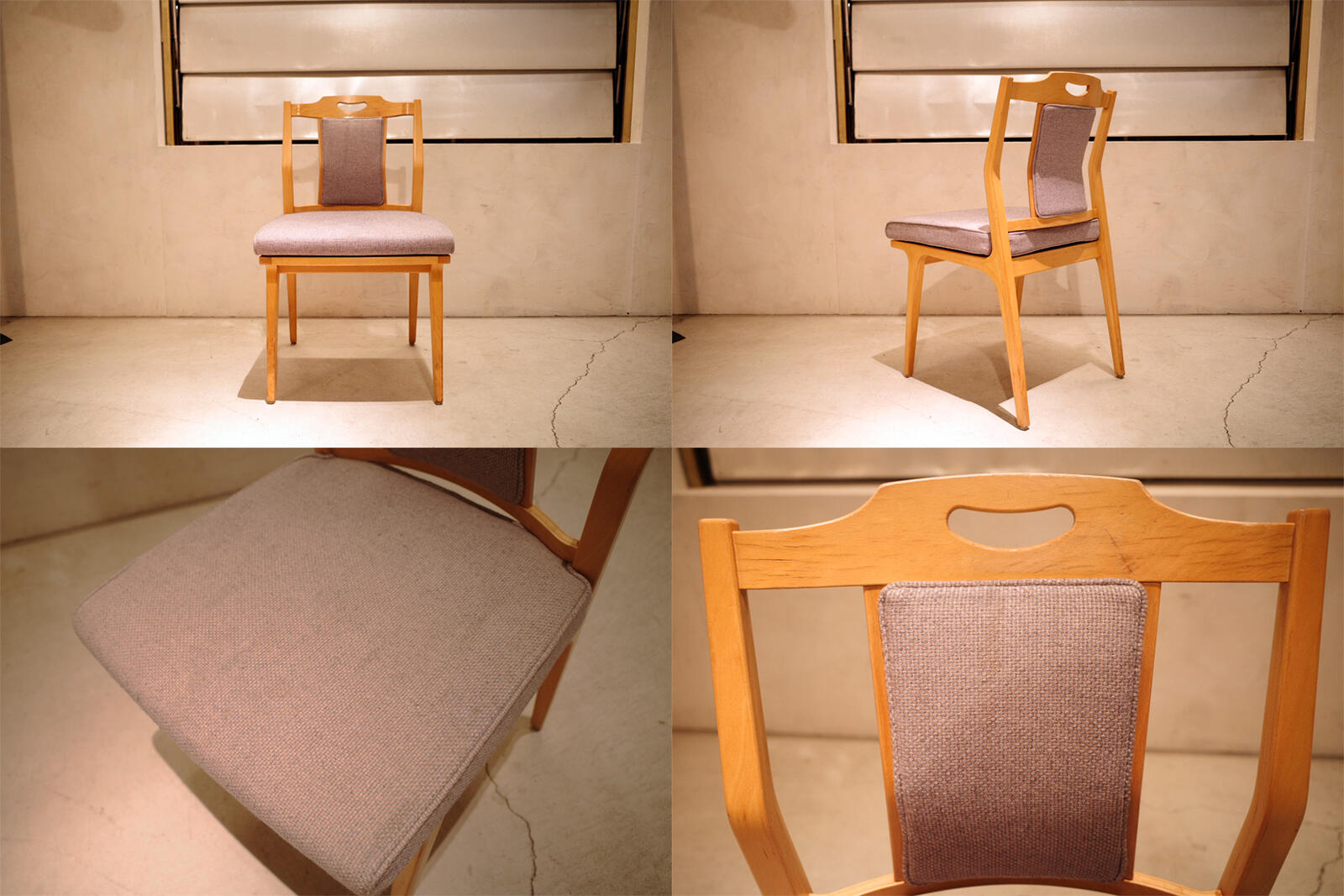 Tendo/天童木工 ダイニングチェア パーソナルチェア プライウッド 成形合板 木製 ジャパン japan 日本製 ジャパニーズモダン ミッドセンチュリー 家具 イス 食卓椅子 店舗什器 Vintage/ヴィンテージ 佐々木敏光 toshimitsu sasaki Antique/アンティーク 5【中古】