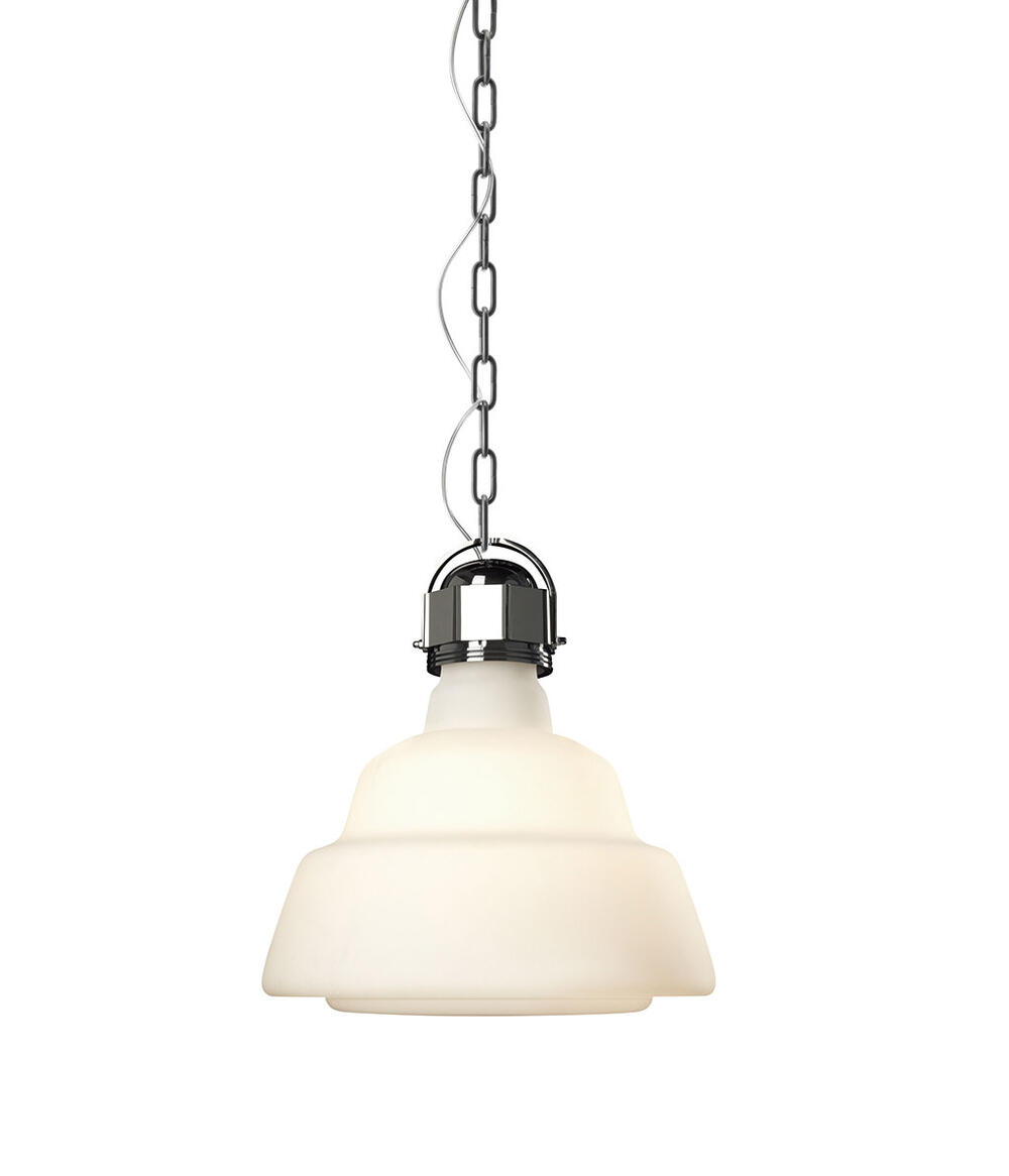 乐天商城 - 未使用品 DIESEL LIVING/ディーゼル リビング FOSCALINI/フォスカリーニ GLAS SUSPENSION LIGHT/グラス サスペンションライト イタリア製 ペンダントランプ ペンダントライト 吊り下げ照明 ガラス ホワイト Vintage/ヴィンテージ 新古品 中古美品 定価150,100円【中古】