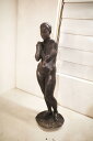 軽量 プラスチック Vintage/ヴィンテージ ブロンズ像風 アートオブジェ/Art object 石 少女 女性像 人間 人物 現代アート 人体 骨董品 絵画 美術品 人型 Antique/アンティーク 海外 美術館 ギャラリー 店舗ディスプレイ 等身大 マネキン トルソー 西洋美術 彫刻品 4 【中古】