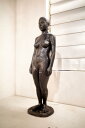 軽量 プラスチック Vintage/ヴィンテージ ブロンズ像風 アートオブジェ/Art object 石 少女 女性像 人間 人物 現代アート 人体 骨董品 絵画 美術品 人型 Antique/アンティーク 海外 美術館 ギャラリー 店舗ディスプレイ 等身大 マネキン トルソー 西洋美術 彫刻品 5 【中古】