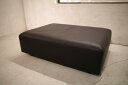 MASTERWAL / マスターウォール レザーオットマン ブラック/黒/black アカセ木工 Antique/アンティーク 家具 vintage/ヴィンテー...