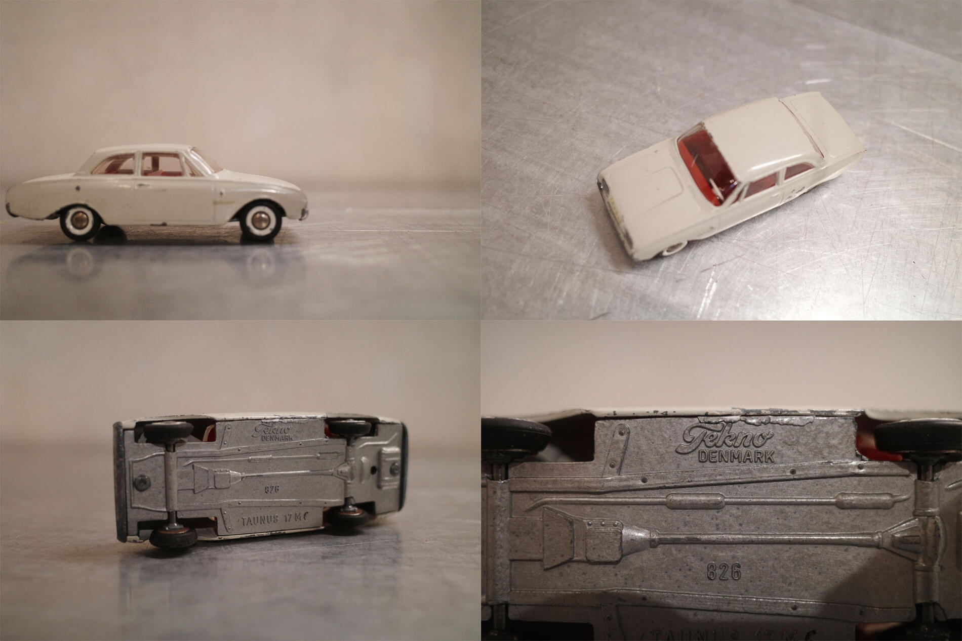 Vintage/������ơ��� Tekno/�ƥ��μ��� Made in Denmark/�ǥ�ޡ����� FORD TAUNUS17M/�ե����� �����ʥ�17M 1960ǯ�� �������㥹�� TOY/�ȥ� ���״����� �ߥ˥��� ���饷�å����� �� �ߥ˥��奢 ���֥��� ����ʪ ��ʪ Antique/����ƥ����� 010����š�