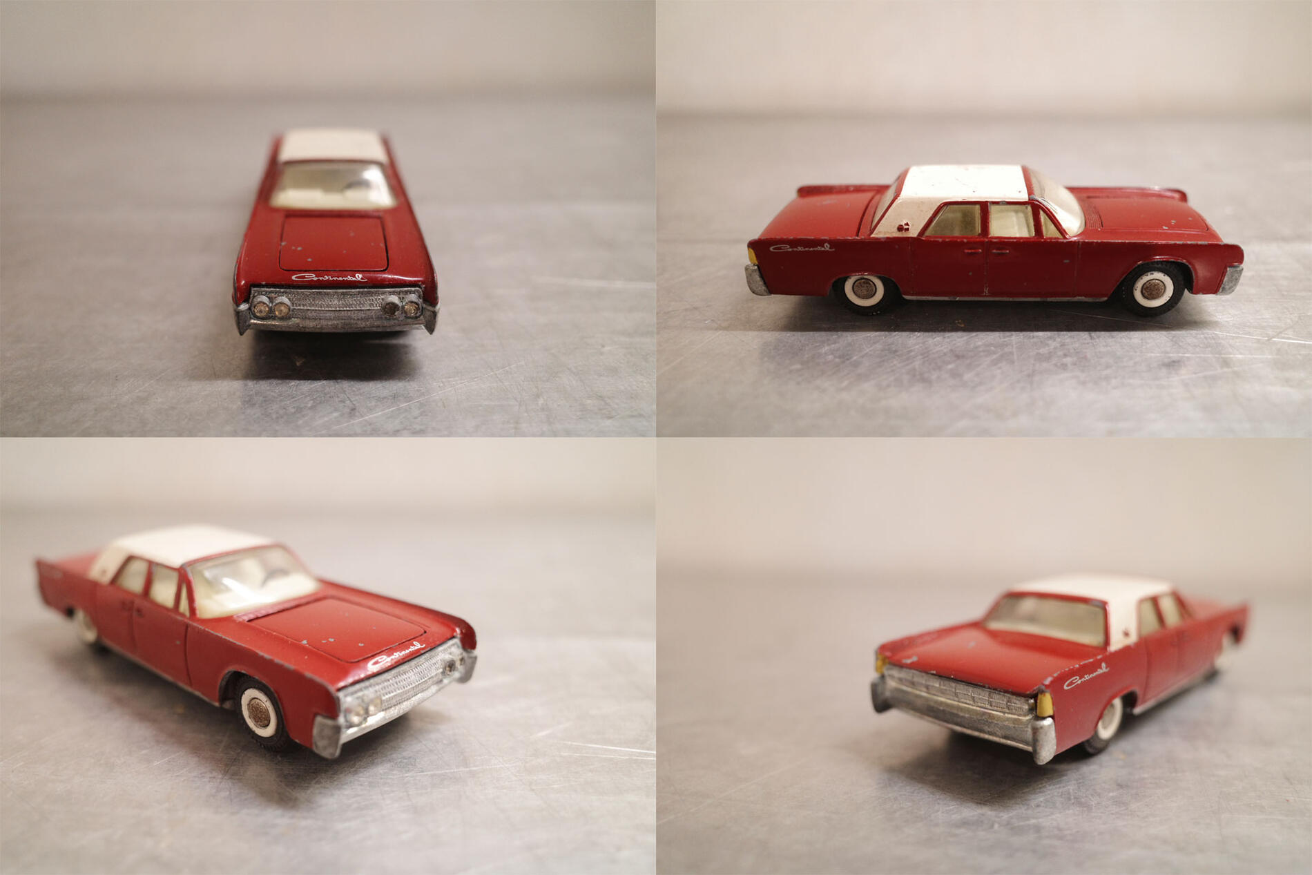 アンダーグラウンドのVintage/ヴィンテージ Tekno/テクノ社製 Made in Denmark/デンマーク製 829 LINCOLN CONTINENTAL/リンカーン コンチネンタル レッド 赤 ダイキャスト TOY/トイ 廃盤希少品 ミニカー クラシックカー 車 ミニチュア オブジェ 飾り物 小物 Antique/アンティーク 016【中古】｜アングル2