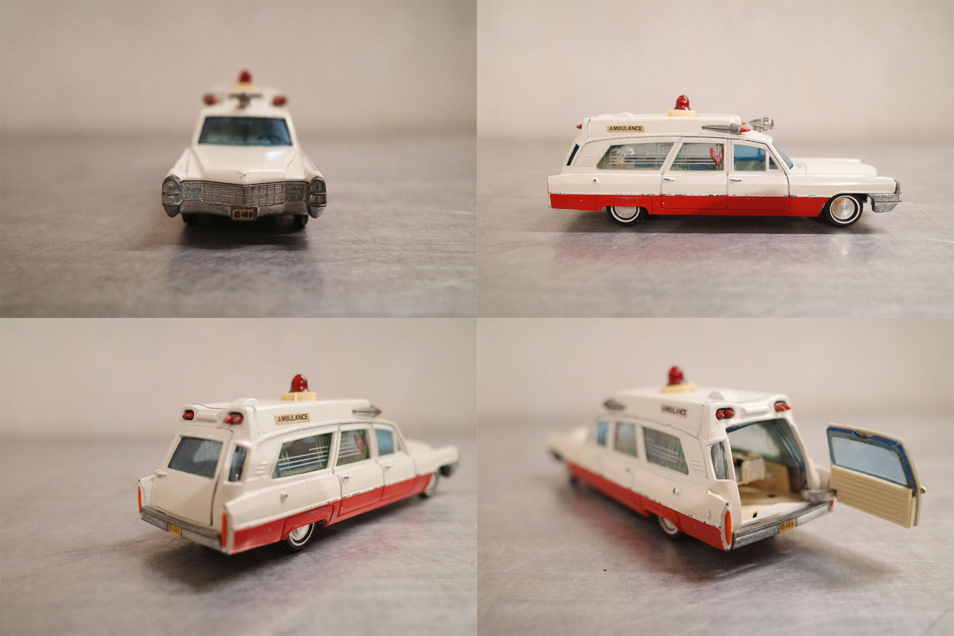 アンダーグラウンドのVintage/ヴィンテージ DINKY TOYS/ディンキー トイズ社製 Made in ENGLAND/イングランド製 SUPERIOR RESCUER CADILLAC CHASSIS/キャデラック 救急車 MECCANO LTD 廃盤希少品 ミニカー クラシックカー 車 ミニチュア オブジェ 飾り物 小物 Antique/アンティーク 027【中古】｜アングル2