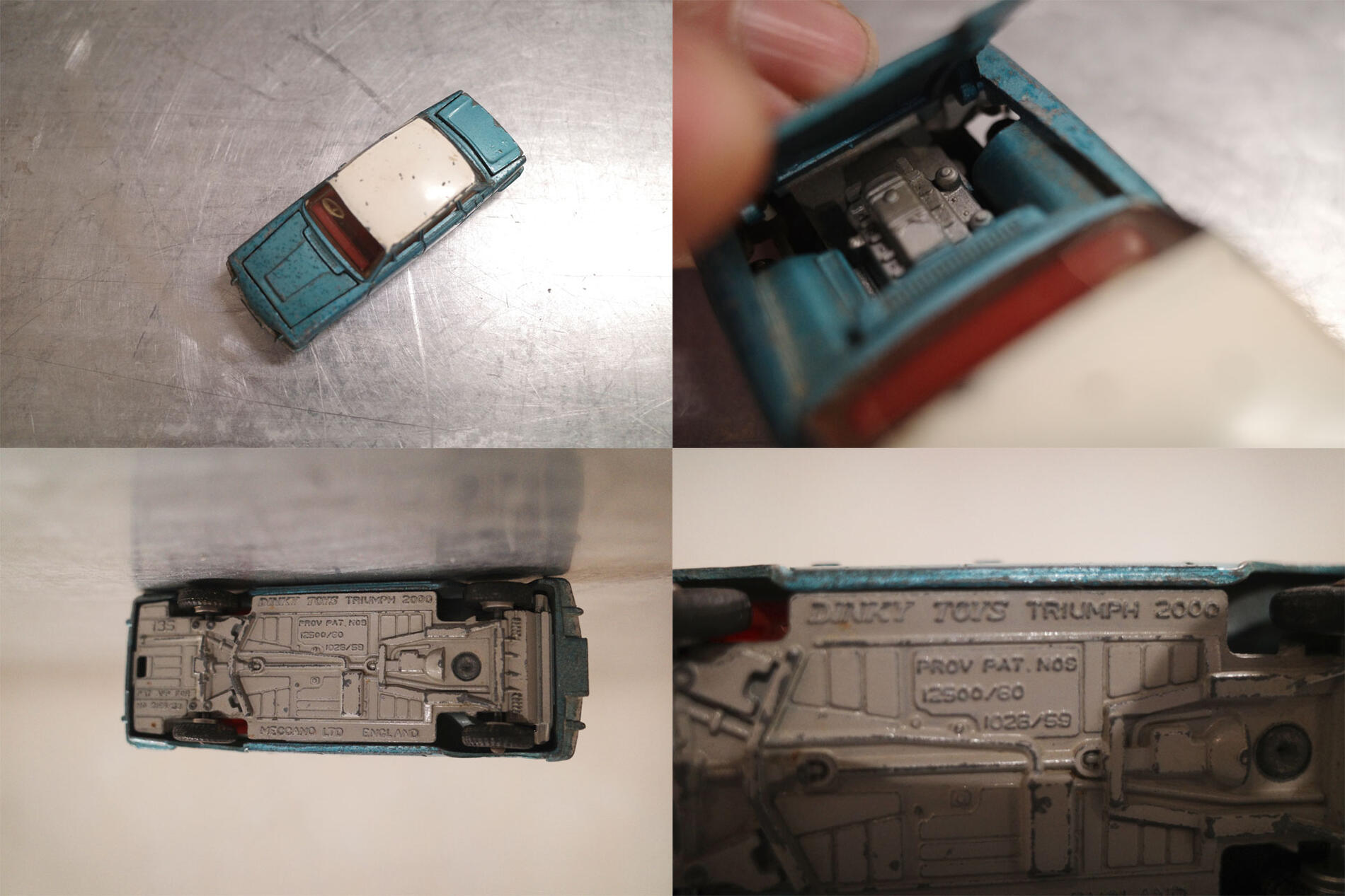 Vintage/������ơ��� DINKY TOYS/�ǥ��󥭡� �ȥ������� Made in ENGLAND/���󥰥����� 135 TRIUMPH 2000/�ȥ饤����� �������㥹�� MECCANO LTD ���״����� �ߥ˥��� ���饷�å����� �� �ߥ˥��奢 ���֥��� ����ʪ ��ʪ Antique/����ƥ����� 039����š�