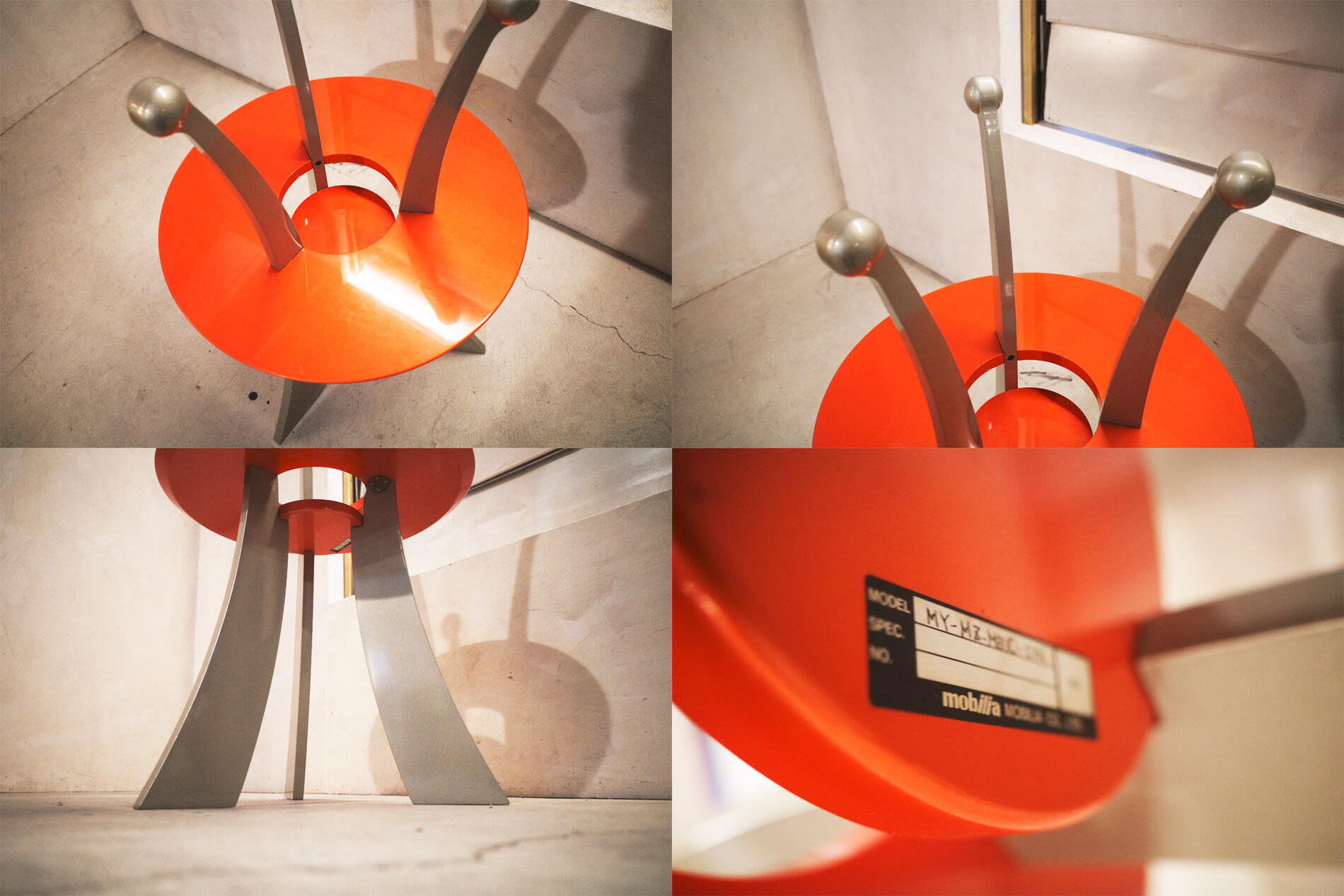 レア Vintage/ヴィンテージ 1980’s Orchid side table/オーキッド サイドテーブル Massimo Morozzi/マッシモ モロッツィ space age design/スペースエイジデザイン Archizoom/アーキズーム mobilia/モビリア イタリア Antique/アンティーク コーヒーテーブル 蘭の花【中古】 [3]