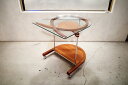 Loop desk porada/ポラダ ACTUS/アクタス made in italy/イタリア製 チェリー材 ウッド 木製 ガラス 西川学デザイン 北欧デ...