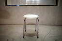 Vintage/ヴィンテージ プラスチックスタッキングスツール 白 ホワイト Antique/アンティーク チェア 椅子 イス 家具 ジャパニーズモダン ジャパ...