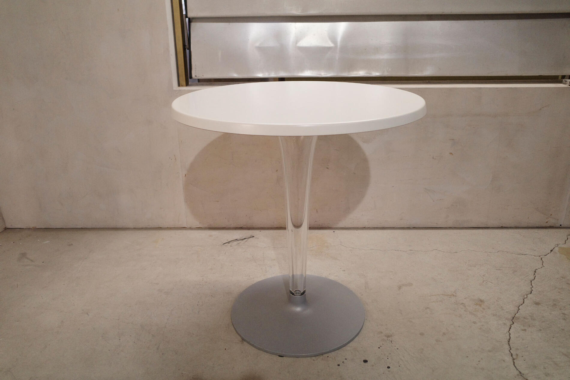 Kartell/カルテル Toptop/トップトップ 天板white/ホワイト 丸型 円形 ラウンド Philippe Starck/フィリップ スタルク ダイ...