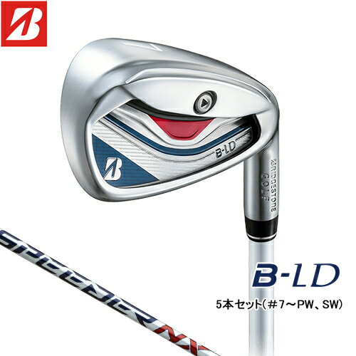 BRIDGESTONE GOLF 【 ブリヂストン 】 B-LD レディース アイアン 5本セット(＃7～PW、SW) SPEEDER NX BS40LDi カーボンシャフト 【 2024年モデル 】 ビーレディ 女性用 アイアンセット 【 ブリヂストン アイアン 】