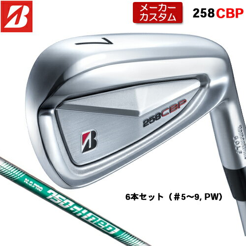 BRIDGESTONE - 【メーカーカスタム】 ブリヂストン 258CBP アイアン 6本セット(#5-PW) 右用 N.S.PRO 750GH neo スチールシャフト 【 2025年モデル 】 BRIDGESTONE GOLF Bシリーズ カスタムクラブ 受注生産 アイアン 【 ブリヂストン アイアン 】