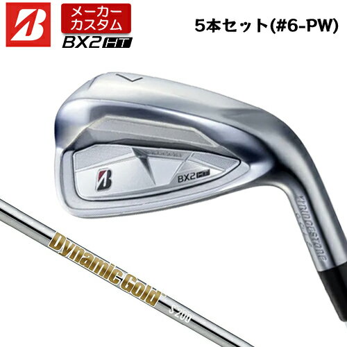 BRIDGESTONE - 【メーカーカスタム】 ブリヂストン ゴルフ BX2HT アイアン 5本セット(#6-PW) 右用 Dynamic Gold HT スチールシャフト 【 2025年モデル 】 BRIDGESTNE GOLF BXシリーズ カスタムクラブ 高初速 高弾道 【 ブリヂストン アイアン 】
