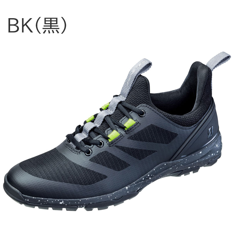 BRIDGESTONE GOLF 【 ブリヂストン 】 SH2406 BK ゼロ・スパイク バイター ライト ニット モデル 【 2024年モデル 】 メンズ ゴルフ シューズ 黒 3E スパイクレス 靴 ZSP-BITER LIGHT ゼロ スパイクバイター