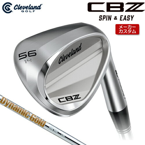 Rakuten - 【メーカーカスタム】 クリーブランド CBZ ウェッジ 右用 Dynamic Gold 85 スチールシャフト [日本正規品] 【 2026年モデル 】 Cleveland Z-ALLOY キャビティ シービーゼット カスタムクラブ 【 クリブランド ウェッジ 】