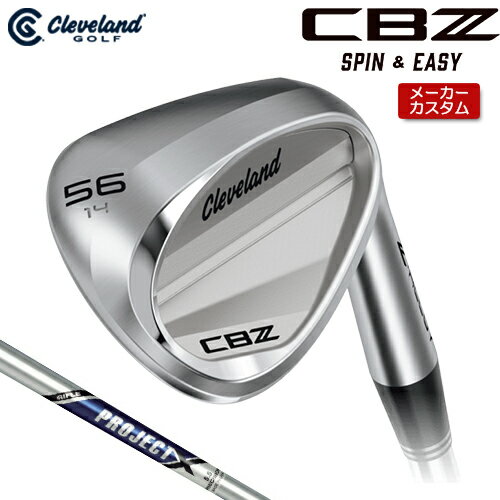 乐天商城 - 【メーカーカスタム】 クリーブランド CBZ ウェッジ 右用 PROJECT X スチールシャフト [日本正規品] 【 2026年モデル 】 Cleveland Z-ALLOY キャビティ シービーゼット カスタムクラブ 【 クリブランド ウェッジ 】