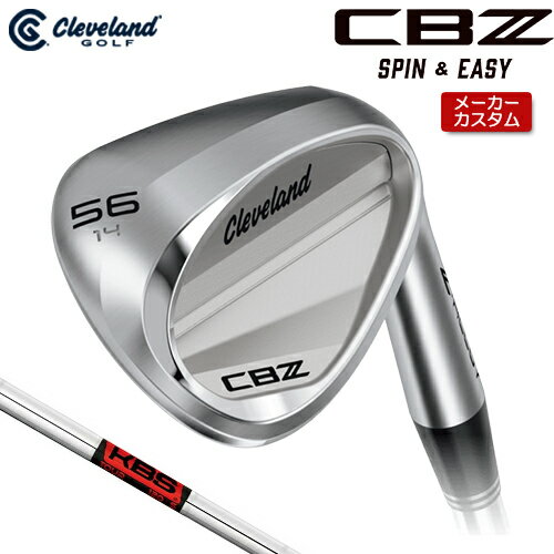 Rakuten - 【メーカーカスタム】 クリーブランド CBZ ウェッジ 右用 KBS TOUR スチールシャフト [日本正規品] 【 2026年モデル 】 Cleveland Z-ALLOY キャビティ シービーゼット カスタムクラブ 【 クリブランド ウェッジ 】