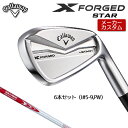  キャロウェイ X FORGED STAR 右用 アイアン 6本セット (＃5-PW) N.S.PRO MODUS3 SYSTEM3 TOUR 125 スチールシャフト   Callaway エックス フォージド スター 軟鉄鍛造 