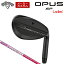 【メーカーカスタム】 キャロウェイ OPUS SP レディース ウェッジ ブラック 右用 TOUR AD 50 PINK カー..