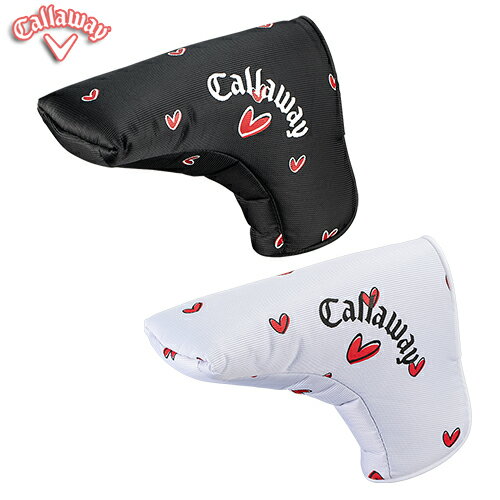 ODYSSEY 【 オデッセイ 】 LOVE Callaway ラブキャロウェイ ブレード パターカバー 24 JM 【 2024年モデル 】 レディース ゴルフ カバー PT ハート柄 女性用 かわいい 【 キャロウェイ ヘッドカバー 】のサムネイル