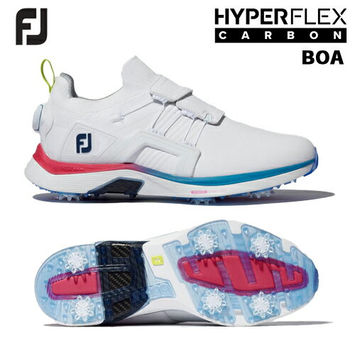 FOOTJOY 【 フットジョイ 】 HYPERFLEX CARBON BOA メンズ ゴルフ シューズ 51050 [3E相当] 【2023年モデル】 ハイパーフレックス カーボン ボア 【フットジョイ シューズ】 1