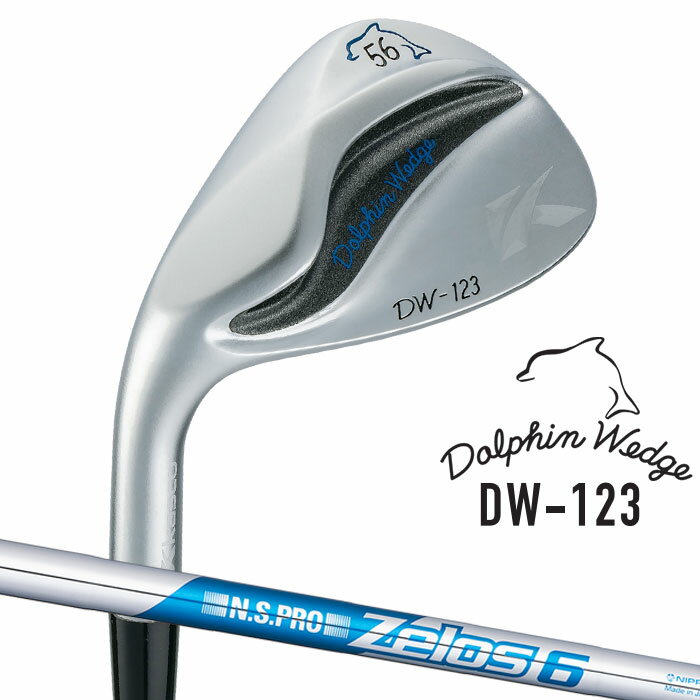 Rakuten - 【左用】 【受注生産】 Kasco 【キャスコ】 DW-123 クロムメッキ N.S.PRO ZELOS 6 スチールシャフト 【2023年モデル】 ドルフィン ウェッジ DOLPHIN WEDGE ストレートネック